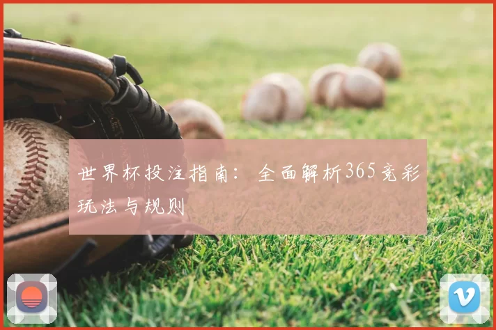 世界杯投注指南:全面解析365竞彩玩法与规则