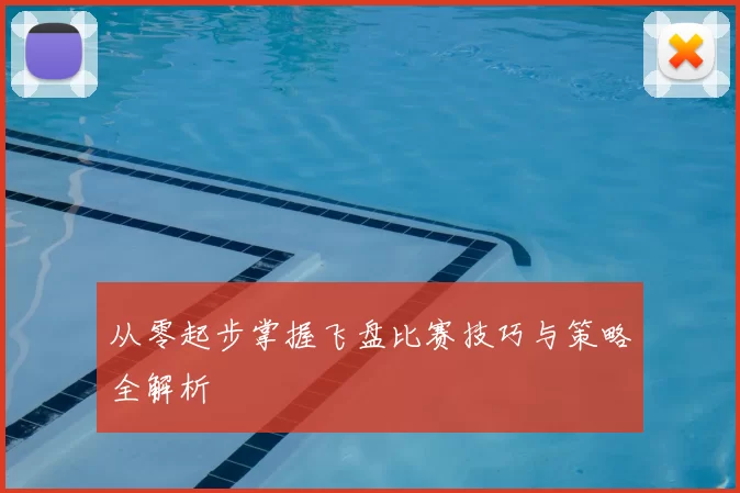 从零起步掌握飞盘比赛技巧与策略全解析