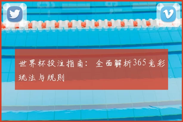 世界杯投注指南：全面解析365竞彩玩法与规则